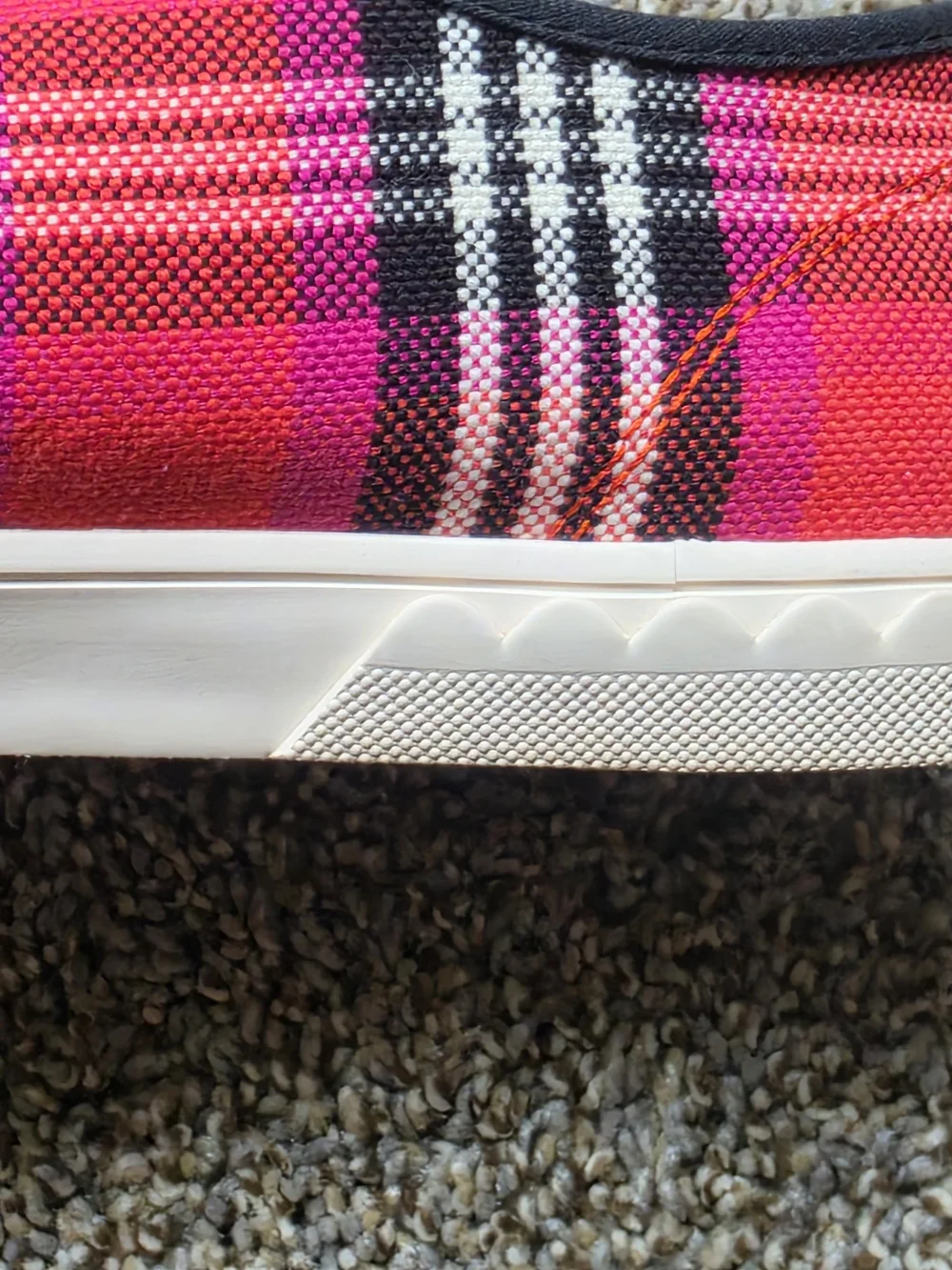 kate spade Pink Plaid Low-Top Sneakers